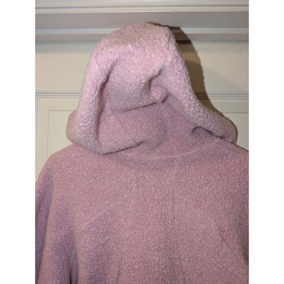 Lululemon Jacket Women's Size 4 Pink So Sherpa Hooded Sweater Windbreaker Hiking - Picture 10 of 12